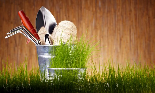 Seasonal lawn care in Brent Park for a thick and vibrant garden lawn